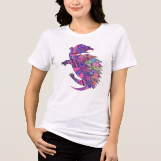 Schildkrötendesign (Damen) Tri-Blend Shirt