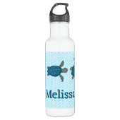 Schildkrötendesign Edelstahlflasche (Vorderseite)