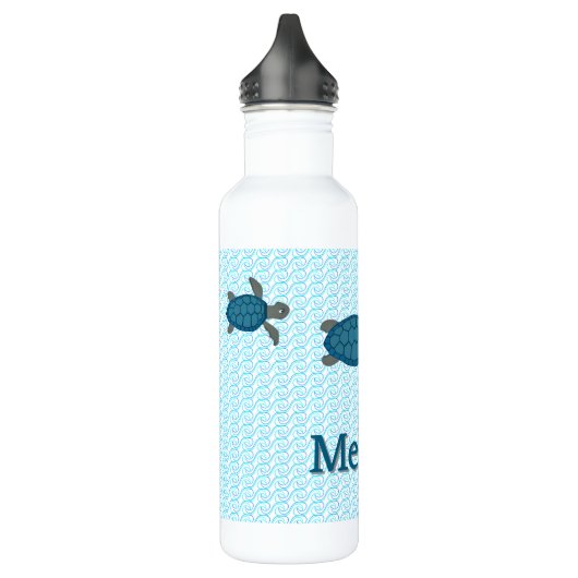 Schildkrötendesign Edelstahlflasche (Links)