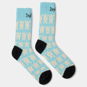 Schildkrötendesign Personalisiert Socken (Rechts)