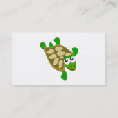 Schildkrötendesign Visitenkarte (Rückseite)