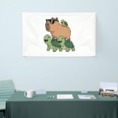 Schildkrötenfahrt Capybara, Funny Capybara Banner (Messeveranstaltung)