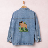 Schildkrötenfahrt Capybara, Funny Capybara Jeansjacke (Hangar)