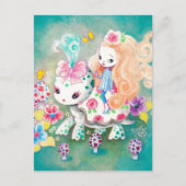 Schildkrötenfahrt Postkarte (Vorderseite)