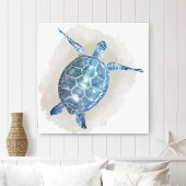 Schildkrötenfarbe Canvas Print Leinwanddruck
