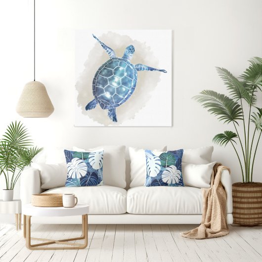 Schildkrötenfarbe Canvas Print Leinwanddruck