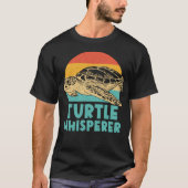 Schildkrötenflüster Retro Vintag T-Shirt (Vorderseite)