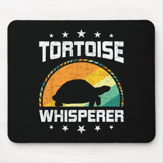 Schildkrötenflüsterer Fly Fishing Aquarium Fischpa Mousepad (Vorne)