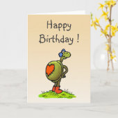 SchildkrötenGeburtstagskarte Karte (Gelbe Blume)