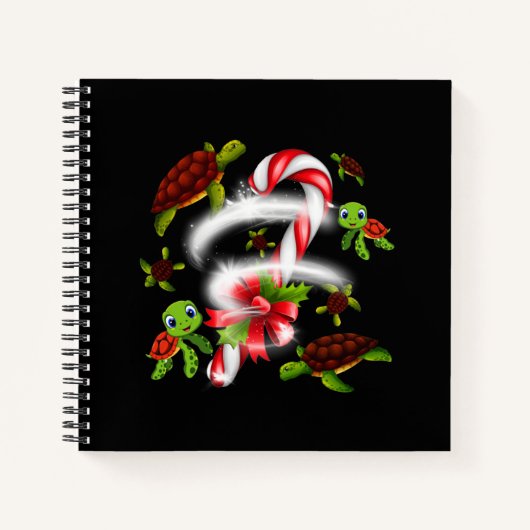 Schildkrötengift | Turtle Candy Sweet Christmas Notizblock (Vorderseite)