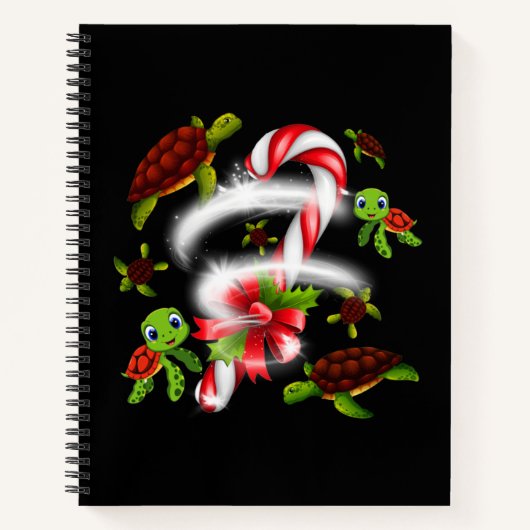 Schildkrötengift | Turtle Candy Sweet Christmas Notizblock (Vorderseite)