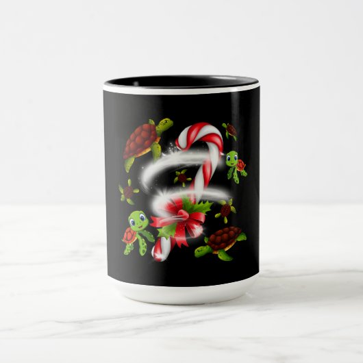 Schildkrötengift | Turtle Candy Sweet Christmas Tasse (Zentrum)