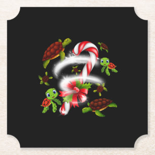 Schildkrötengift   Turtle Candy Sweet Christmas Untersetzer