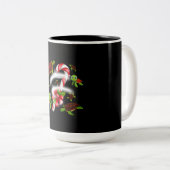 Schildkrötengift | Turtle Candy Sweet Christmas Zweifarbige Tasse (VorderseiteRechts)
