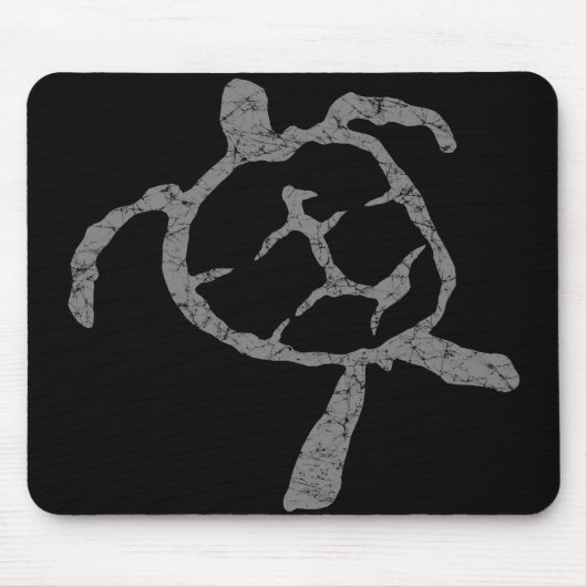 Schildkrötengrau Mousepad (Vorne)