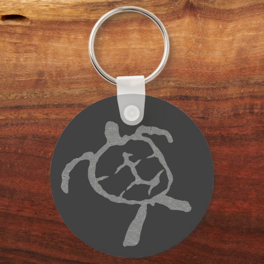 Schildkrötengrau Schlüsselanhänger (Vorderseite)