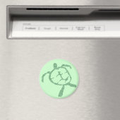Schildkrötengrün Magnet (In Situ (Geschirrspüler))