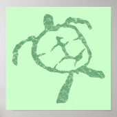 Schildkrötengrün Poster (Vorne)