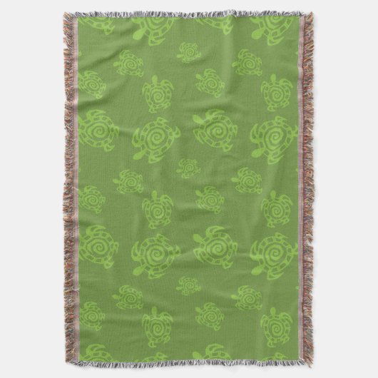 Schildkrötengrüne Grafik Decke (Vorderseite Vertikal)