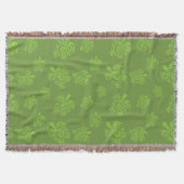 Schildkrötengrüne Grafik Decke (Vorderseite)