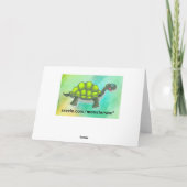 Schildkrötengrüße Karte (Rückseite)