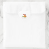 Schildkrötenkatastrophe Schildkrötenwitz Herz-Aufkleber (Tasche)