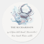 Schildkrötenkennzeichen Runder Aufkleber (Vorderseite)