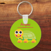 Schildkrötenkennzeichen-Schlüsselanhänger Schlüsselanhänger (Vorderseite)