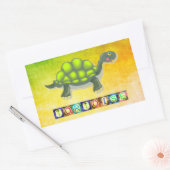 Schildkrötenkleber Rechteckiger Aufkleber (Umschlag)