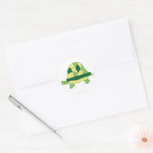 Schildkrötenkleber Runder Aufkleber (Umschlag)