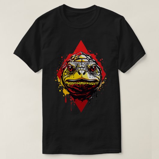 Schildkrötenkopf T-Shirt (Design vorne)