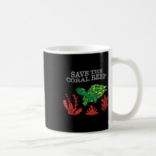 Schildkrötenkoralle Rettete die Umwelt des Koralle Kaffeetasse
