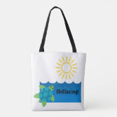 Schildkrötenkrötendesign - Benutzerdefiniertes Mul Tasche (Rückseite)