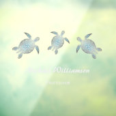 Schildkrötenküste  fensteraufkleber (Blatt 3)