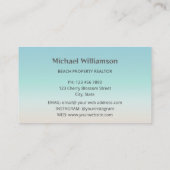 Schildkrötenküste Visitenkarte (Rückseite)