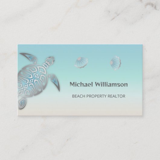 Schildkrötenküste Visitenkarte (Vorderseite)