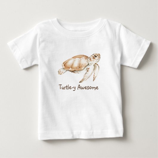 Schildkrötenlärm Phantastisch Turtle Fusion Zitat Baby T-shirt (Vorderseite)