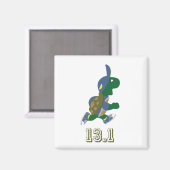 Schildkrötenläufer 13,1 magnet (Vorderseite/Rückseite)