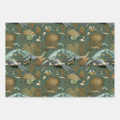 Schildkrötenlebensdauer Nr. 4 Geschenkpapier Set (Vorderseite)