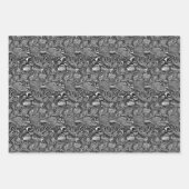 Schildkrötenlebensmuster Nr. 3 Geschenkpapier Set (Vorderseite 3)