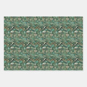 Schildkrötenlebensmuster Nr. 3 Geschenkpapier Set (Vorderseite)