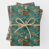 Schildkrötenlebensmuster Nr. 5 Geschenkpapier Set (Beispiel)