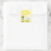 Schildkrötenlemonen machen Lemonade Planner Aufkle Quadratischer Aufkleber (Tasche)