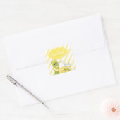 Schildkrötenlemonen machen Lemonade Planner Aufkle Quadratischer Aufkleber (Umschlag)