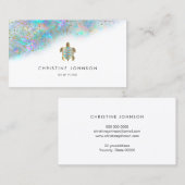 Schildkrötenlogo Visitenkarte (Vorne/Hinten)