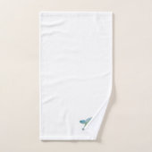 Schildkrötenmalerei Wasserfarben Badetuch Set (Handtuch)