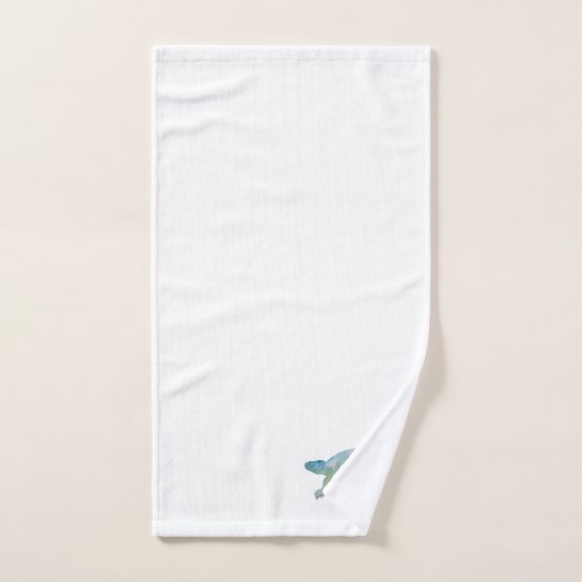 Schildkrötenmalerei Wasserfarben Badetuch Set (Handtuch)