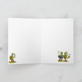 Schildkrötenmusik Geburtstagskarte Karte (Innenseite)