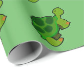 Schildkrötenmuster - glänzendes Schleifpapier, 30" Geschenkpapier (Rolleneckpunkt)