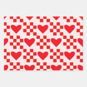 Schildkrötenmuster mit kleinen Quadraten Geschenkpapier Set (Vorderseite)